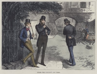 Illustration pour Bleak House - Frederick L. Bernard