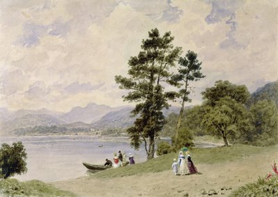 Windermere, depuis Low Wood - Frederick Nash