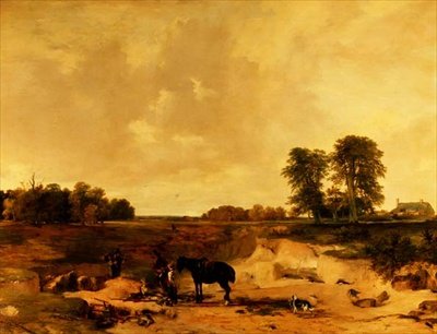 Le terrier de lapins - Frederick Richard Lee