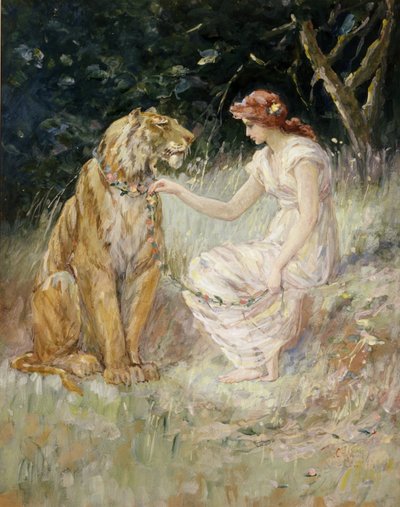 La dame et le tigre - Frederick Stuart Church