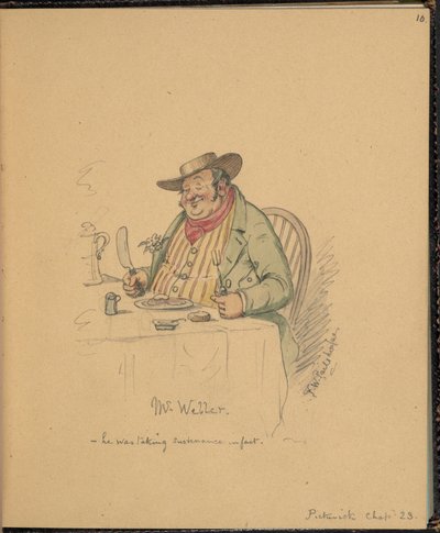 Scène des Papiers Pickwick, M. Weller, d