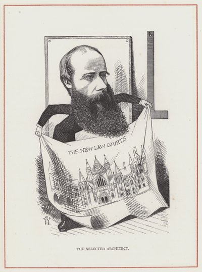 George Edmund Street, Architecte, Les Nouveaux Tribunaux - Frederick Waddy