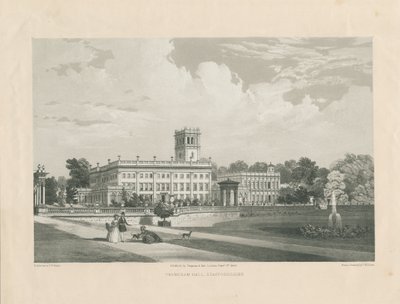 Trentham Hall: lithotint gravure - Frederick William Hulme