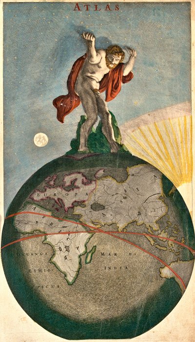 Atlas soutenant la voûte céleste, s