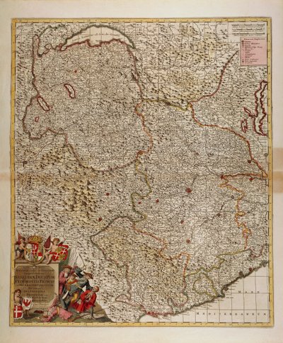 Carte des régions alpines et transalpines françaises, suisses et italiennes et de la région de la Ligurie occidentale - Frederick de Wit