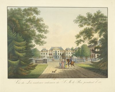 Vue du Palais Het Loo - Frederik Christiaan Bierweiler