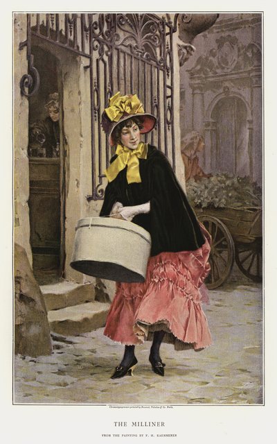 La modiste - Frederik Hendrik Kaemmerer