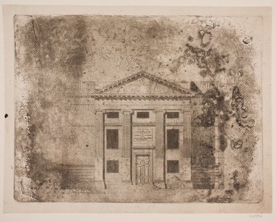 La façade du Théâtre Royal - Frederik Ludvig  Bradt