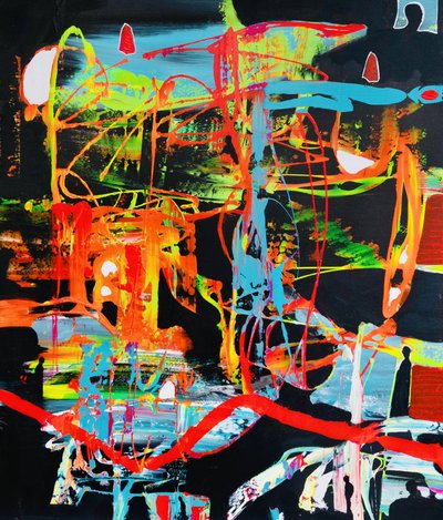 Abstrait urbain dynamique - Fredrik Olsen