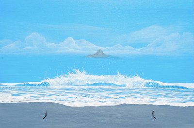 Les vagues sur Blue Beach - Fredrik Olsen