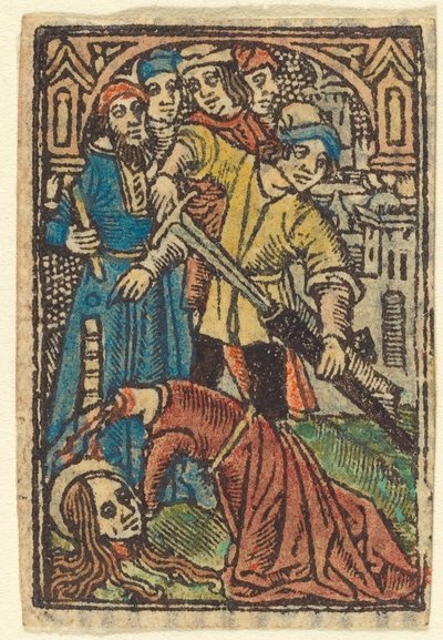 Décapitation de Sainte Catherine (?) - French 15th Century