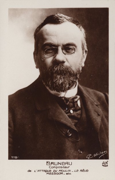 Alfred Bruneau, compositeur français (1857-1934) - French Photographer