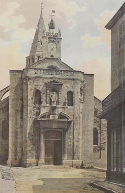 Bourg-Saint-Andéol, Église, Façade O - French Photographer