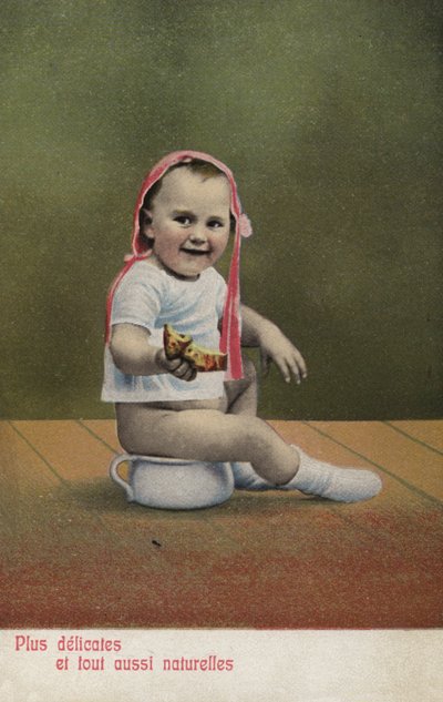 Enfant assis sur le pot - French Photographer
