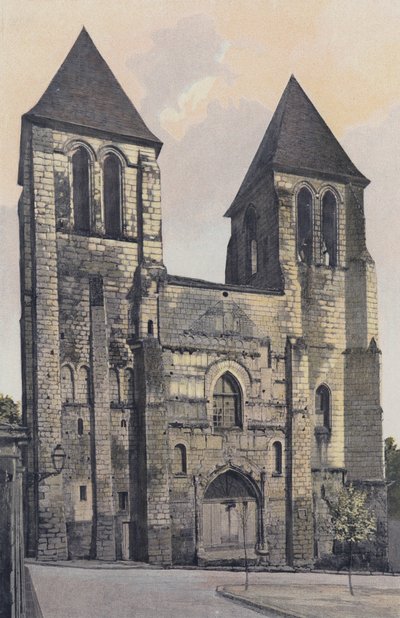 Chinon, Église Saint-Mexme, Façade O (École) - French Photographer
