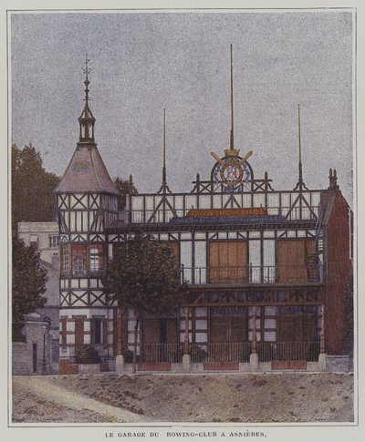 Clubhouse de la Société des Régates Parisiennes, Asnières, Paris, France - French Photographer