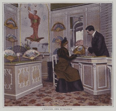 Éventails chez Duvelleroy, Paris (photo couleur) - French Photographer