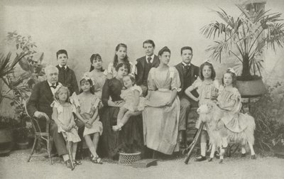 Ferdinand De Lesseps, avec sa femme et ses enfants - French Photographer