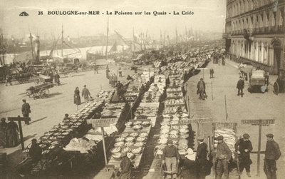 Poissons sur le quai, Boulogne-sur-Mer - French Photographer
