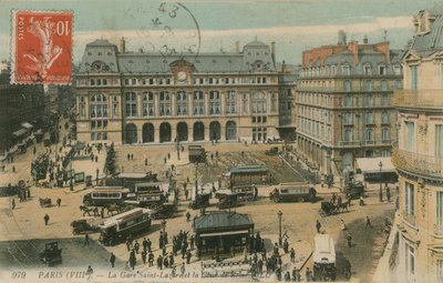 Gare St Lazare et Cour de Rome, Paris - French Photographer