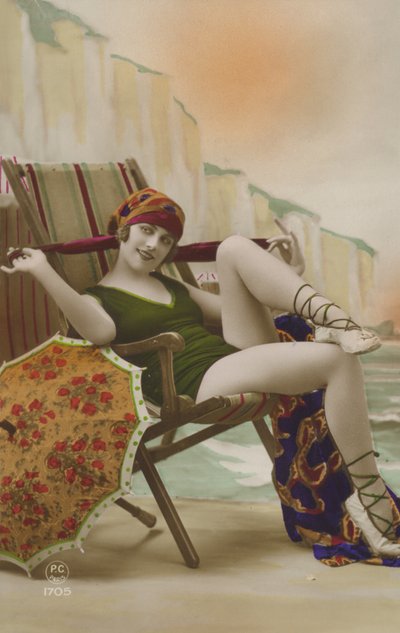 Fille dans une chaise longue - French Photographer