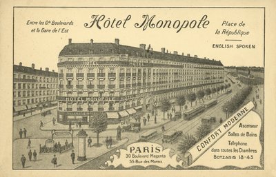 Hôtel Monopole, Paris - French Photographer
