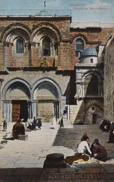 Jérusalem, façade du Saint-Sépulcre - French Photographer
