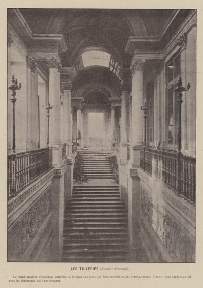 La Commune de Paris, Les Tuileries, Escalier d