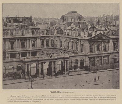 La Commune de Paris, Palais-Royal, vue extérieure - French Photographer