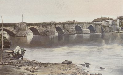 Limoges, Pont Saint-Martial, Vue prise en amont (rive gauche de la Vienne) - French Photographer