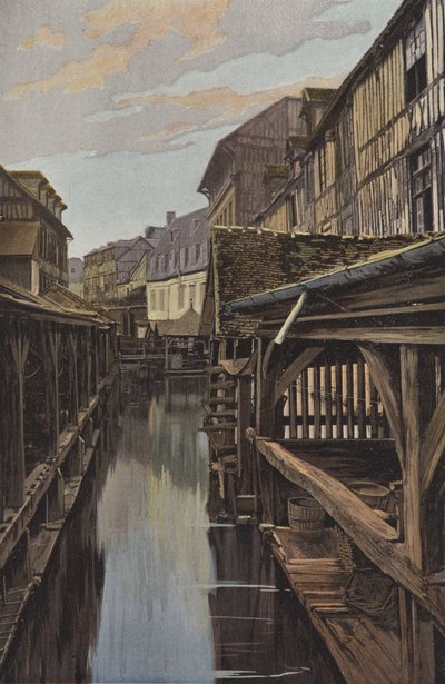 Louviers, Lavoir et maisons en bois - French Photographer
