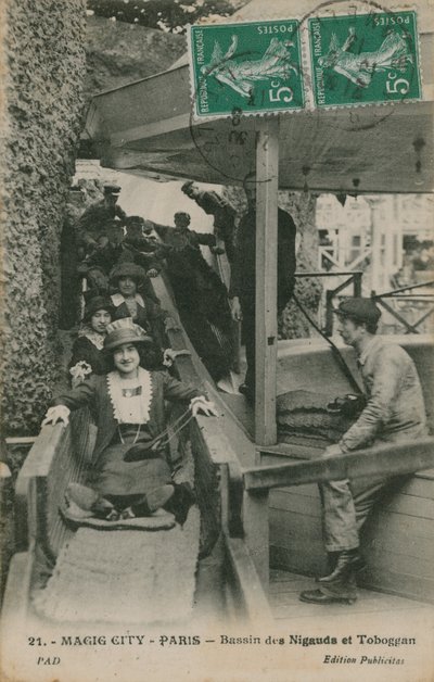 Magic City, Paris, carte postale envoyée le 19 juillet 1913 - French Photographer