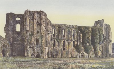 Maillezais, Ancienne Abbaye, Vue intérieure des ruines de l