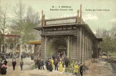Marseille, Exposition Coloniale 1906, Pavillon des Forêts d