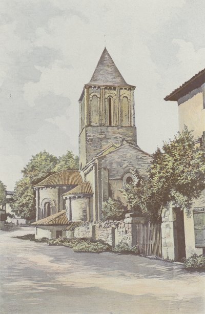 Melle, Église Saint-Pierre, Abside et clocher - French Photographer