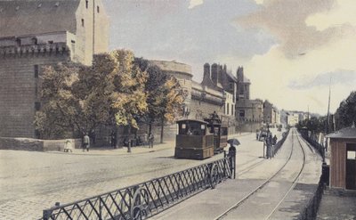 Nantes, Le Château, Vue prise du quai Port-Maillard - French Photographer