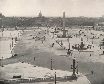 Paris : Vue sud à travers la Place de la Concorde - French Photographer