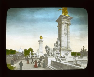 Exposition de Paris : Pont Alexandre III, 1900 - French Photographer