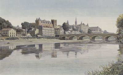 Pau, Vue générale, prise de la rive gauche du Gave - French Photographer
