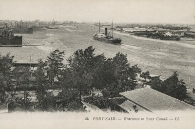 Port-Saïd, Égypte : Entrée du canal de Suez - French Photographer