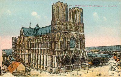 Reims, Cathédrale, avant la Première Guerre mondiale - French Photographer