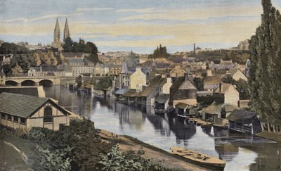 Saint-Lô, Vue générale prise des bords de la Vire - French Photographer
