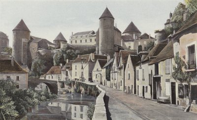 Semur, Vue prise sur la rive d de l