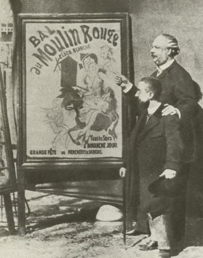 Toulouse-Lautrec avec un directeur du Moulin Rouge, Paris - French Photographer