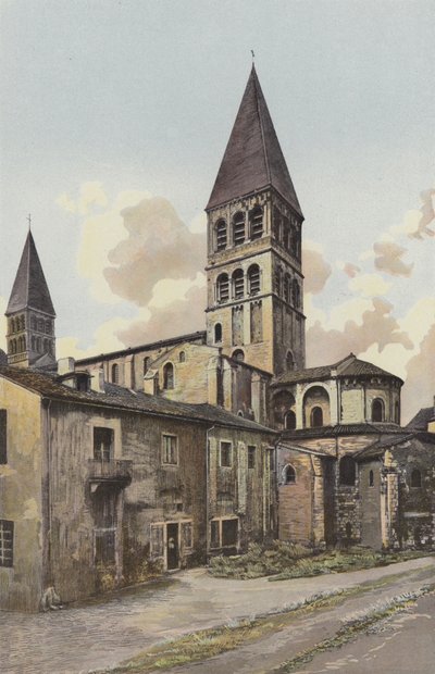 Tournus, Église, clocher et abside - French Photographer