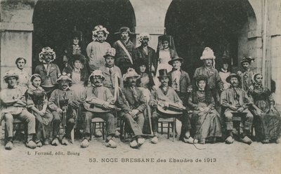 Mariage de Bressan Ebaudes en 1913 - French Photographer
