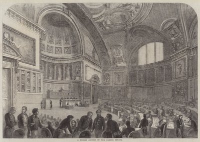 Une séance récente du Sénat français - French School