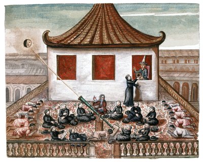 Éclipse solaire en Siam, c.1700 - French School