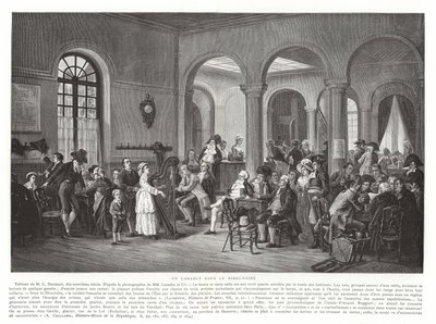 Un cabaret sous le Directoire, Révolution française, 1795-1799 - French School