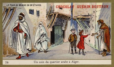 Un coin du quartier arabe, Alger - French School